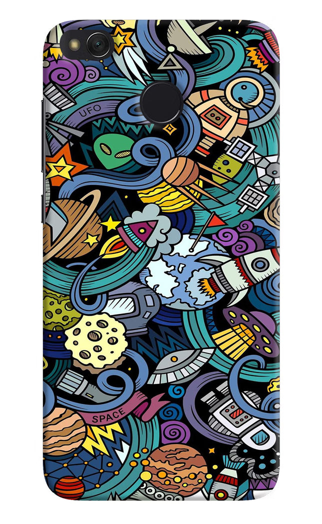 Space Abstract Redmi 4 Hard Case Back Cover by Casekaro