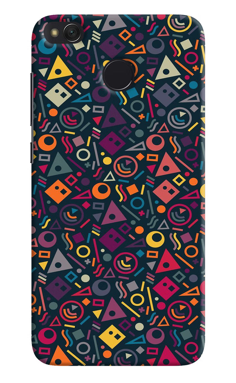 Geometric Abstract Redmi 4 Back Cover, Hard case