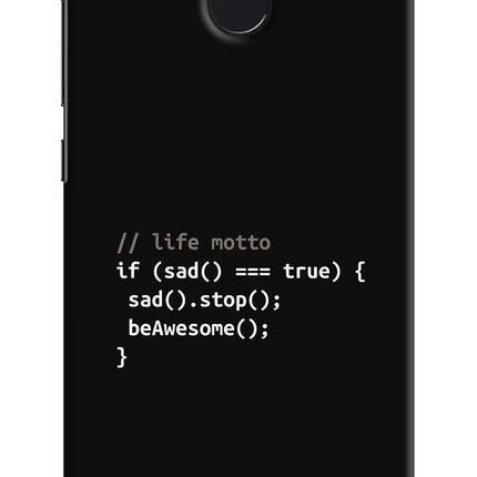 Life Motto Code Redmi 4 Hard Case Back Cover by Casekaro