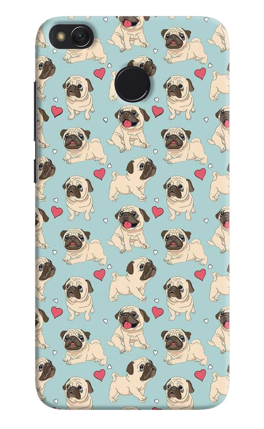Pug Dog Redmi 4 Back Cover, Hard case