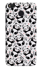 Cute Panda Redmi 4 Hard Case Back Cover by Casekaro