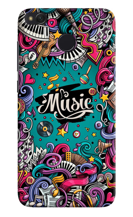 Music Graffiti Redmi 4 Hard Case Back Cover by Casekaro