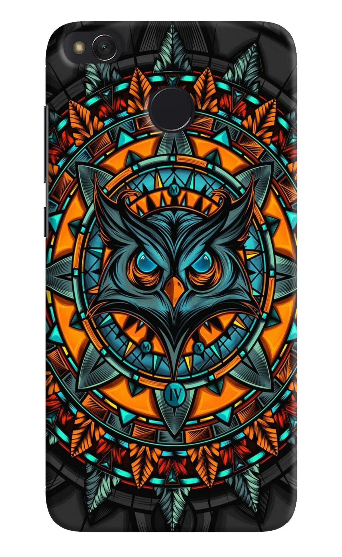 Angry Owl Art Redmi 4 Hard Case Back Cover by Casekaro