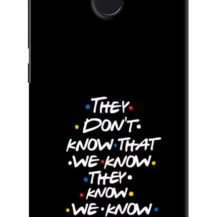 FRIENDS Dialogue Redmi 4 Hard Case Back Cover by Casekaro