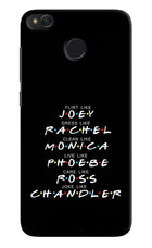 FRIENDS Character Redmi 4 Hard Case Back Cover by Casekaro