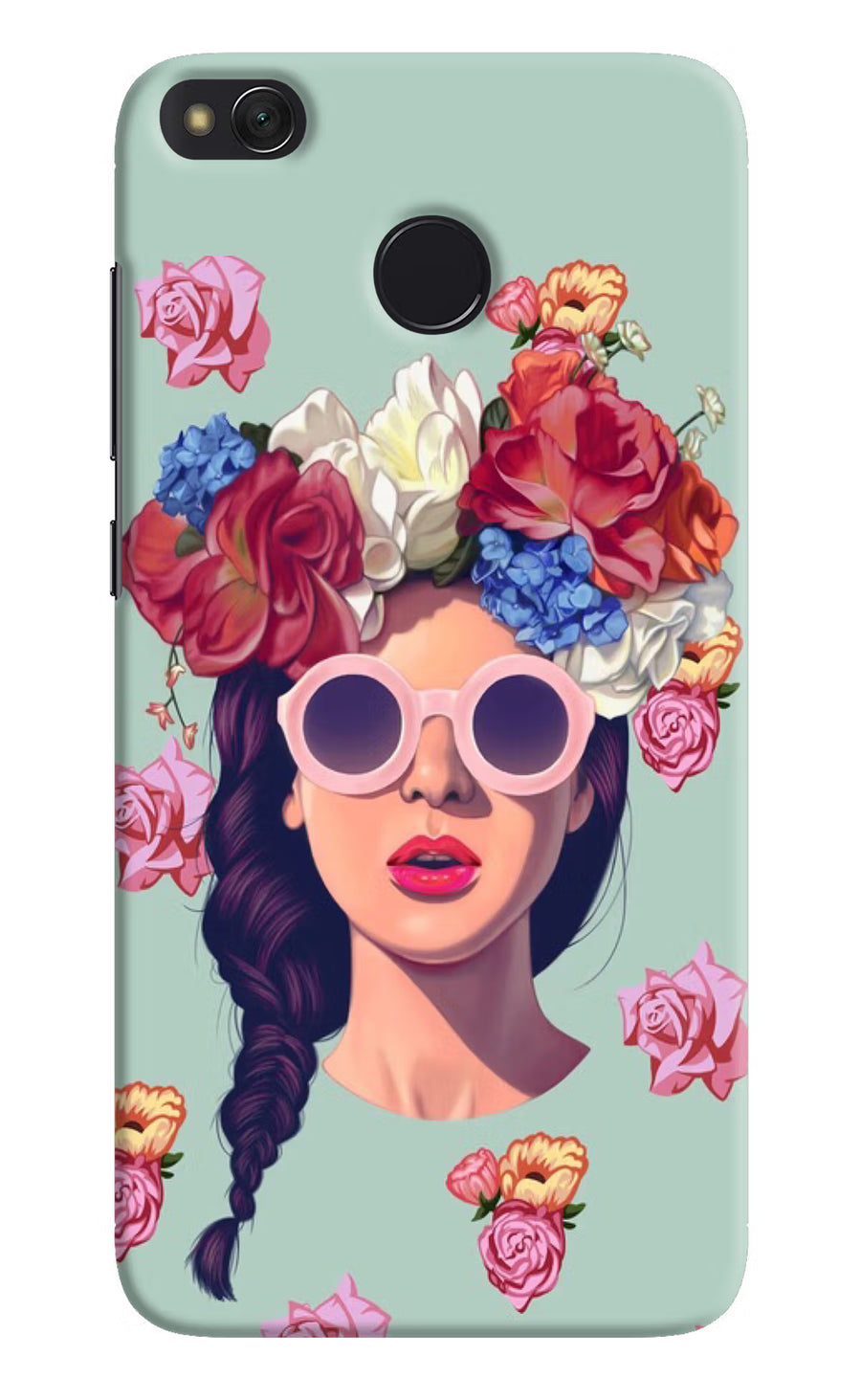 Pretty Girl Redmi 4 Back Cover, Hard case