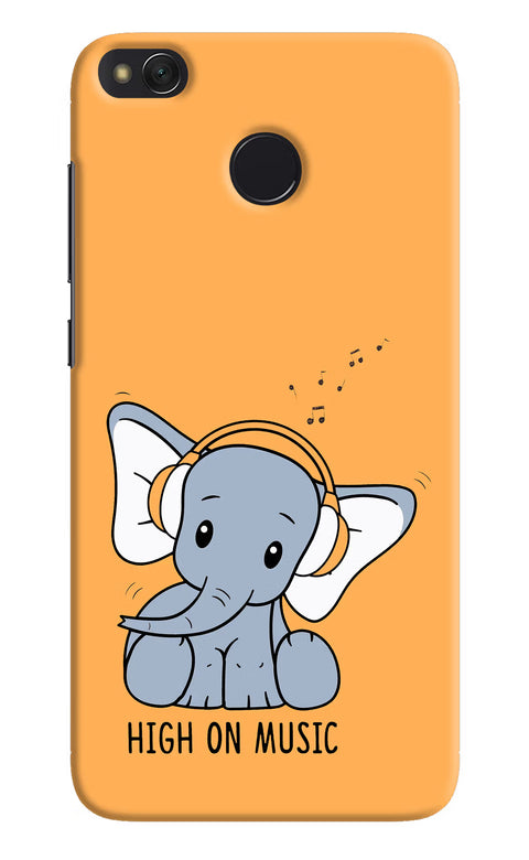 High On Music Redmi 4 Back Cover