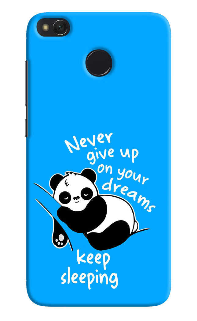 Keep Sleeping Redmi 4 Hard Case Back Cover by Casekaro