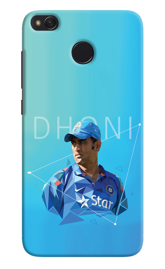 Dhoni Artwork Redmi 4 Hard Case Back Cover by Casekaro