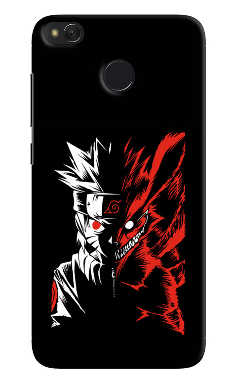 Naruto Two Face Redmi 4 Back Cover