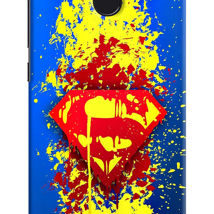 Superman logo Redmi 4 Hard Case Back Cover by Casekaro