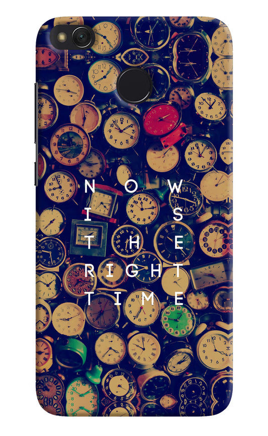 Now is the Right Time Quote Redmi 4 Hard Case Back Cover by Casekaro