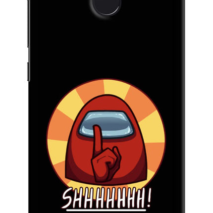 Among Us Shhh! Redmi 4 Hard Case Back Cover by Casekaro