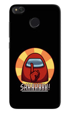 Among Us Shhh! Redmi 4 Hard Case Back Cover by Casekaro