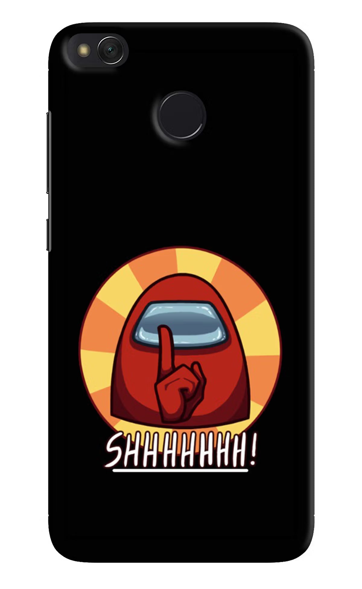 Among Us Shhh! Redmi 4 Hard Case Back Cover by Casekaro