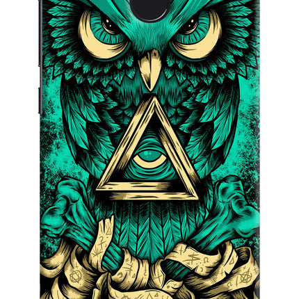 Green Owl Redmi 4 Hard Case Back Cover by Casekaro