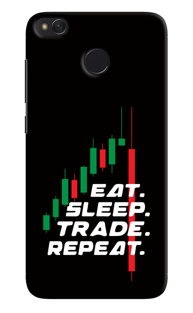 Eat Sleep Trade Repeat Redmi 4 Hard Case Back Cover by Casekaro