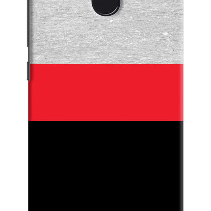 Tri Color Pattern Redmi 4 Hard Case Back Cover by Casekaro