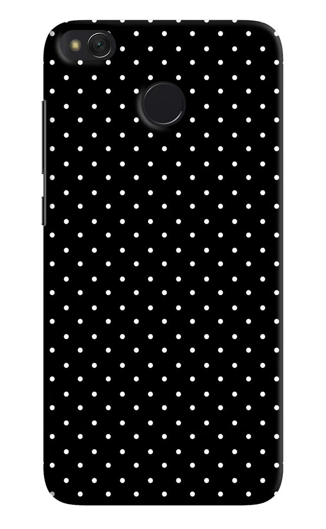 White Dots Redmi 4 Hard Case Back Cover by Casekaro
