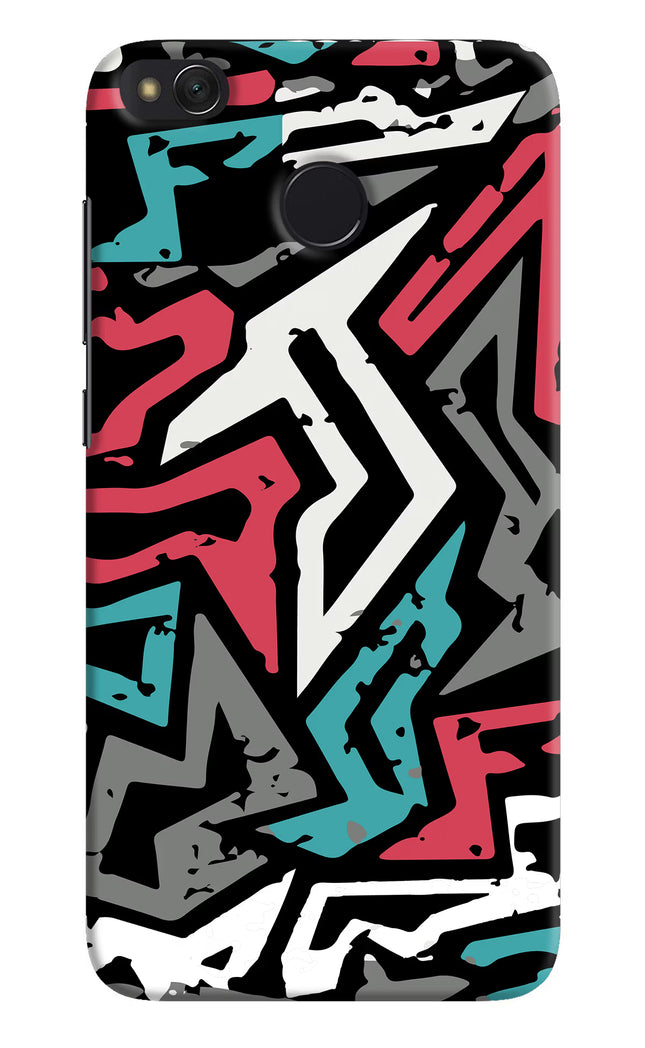 Geometric Graffiti Redmi 4 Hard Case Back Cover by Casekaro