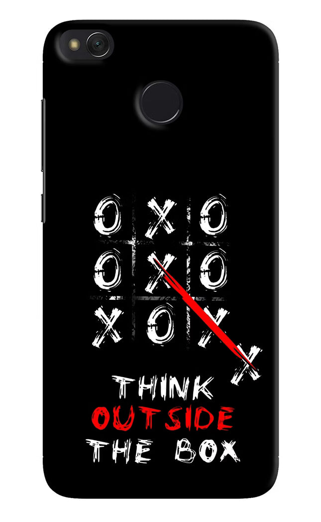 Think out of the BOX Redmi 4 Hard Case Back Cover by Casekaro