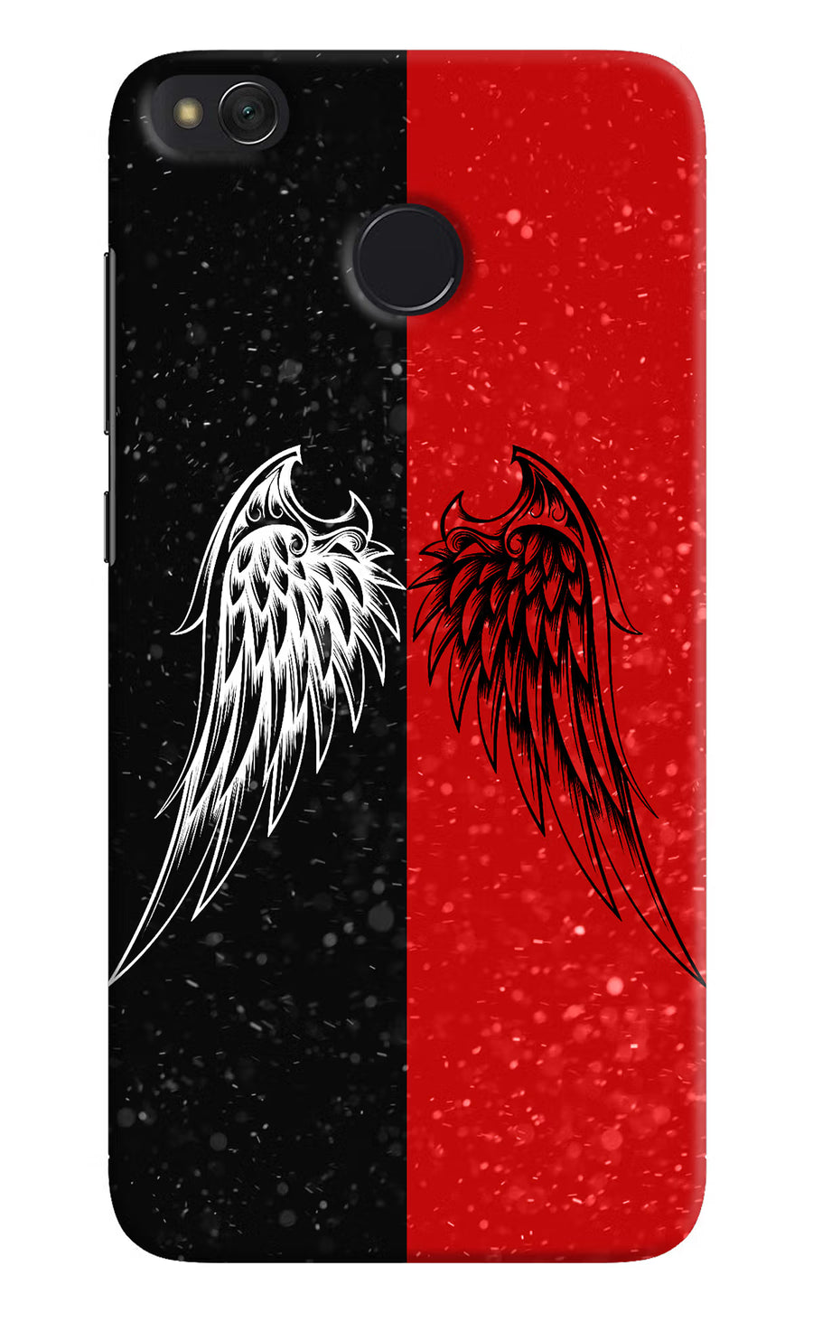 Wings Redmi 4 Back Cover, Hard case