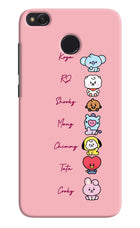 BTS names Redmi 4 Hard Case Back Cover by Casekaro