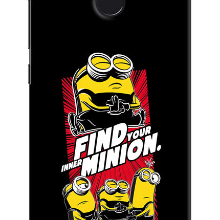 Find your inner Minion Redmi 4 Hard Case Back Cover by Casekaro