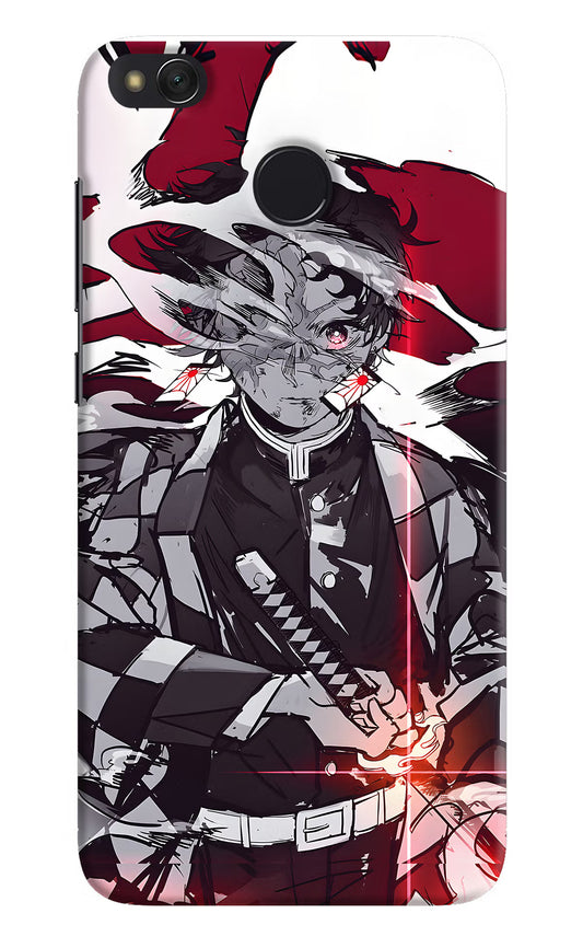 Demon Slayer Redmi 4 Hard Case Back Cover by Casekaro