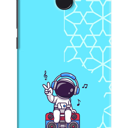 Cute Astronaut Chilling Redmi 4 Hard Case Back Cover by Casekaro