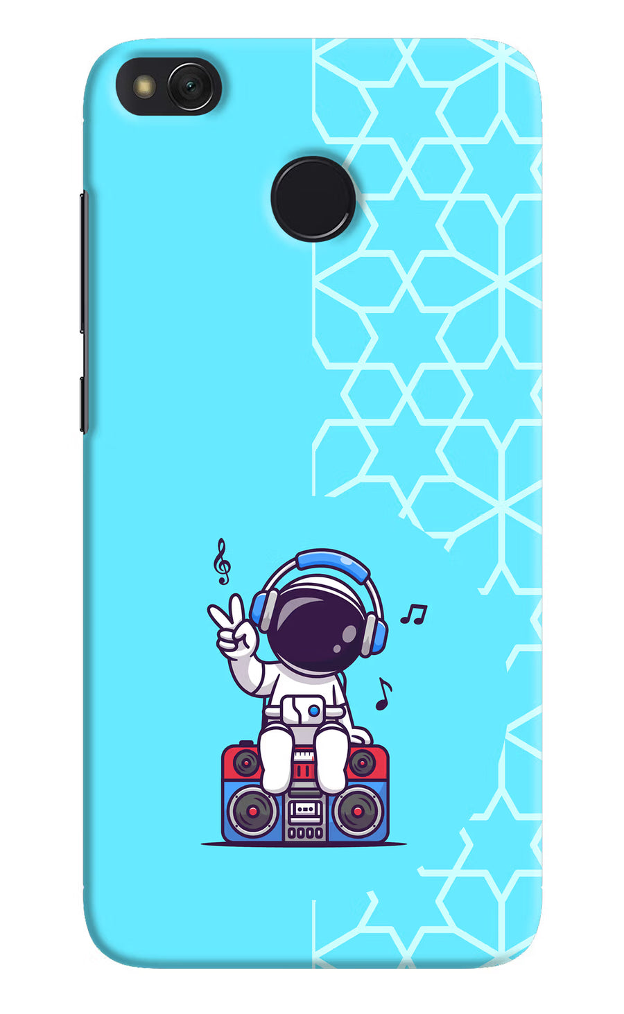 Cute Astronaut Chilling Redmi 4 Back Cover, Hard case