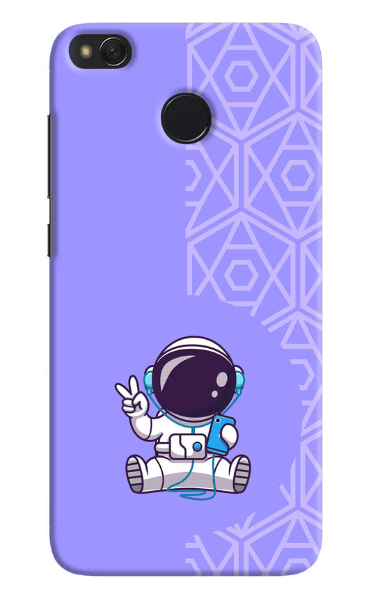 Cute Astronaut Chilling Redmi 4 Hard Case Back Cover by Casekaro