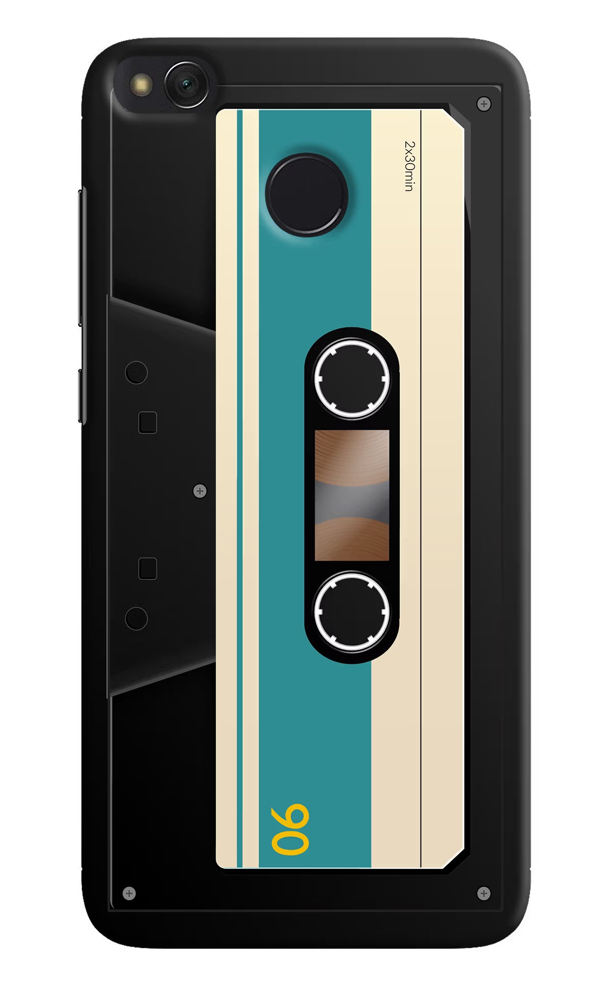 Cassette Redmi 4 Hard Case Back Cover by Casekaro
