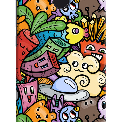 Veggie Doodle Redmi 4 Hard Case Back Cover by Casekaro