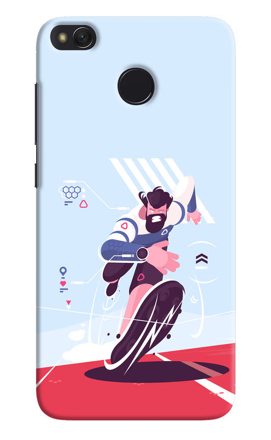 Run Pro Redmi 4 Hard Case Back Cover by Casekaro
