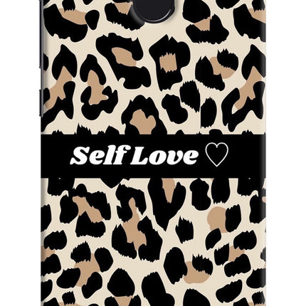 Leopard Print Self Love Redmi 4 Hard Case Back Cover by Casekaro