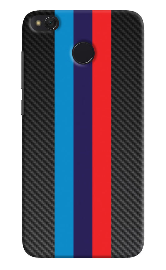 BMW Stripes Pattern Redmi 4 Hard Case Back Cover by Casekaro