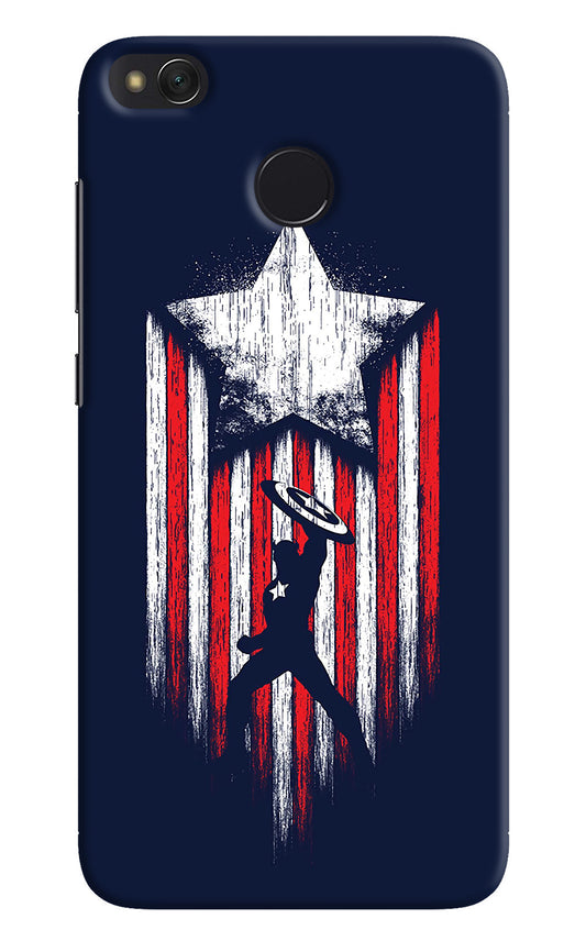 Captain America Marvel Art Redmi 4 Back Cover