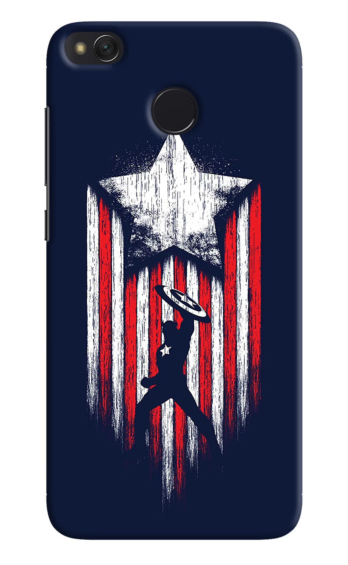 Captain America Marvel Art Redmi 4 Hard Case Back Cover by Casekaro