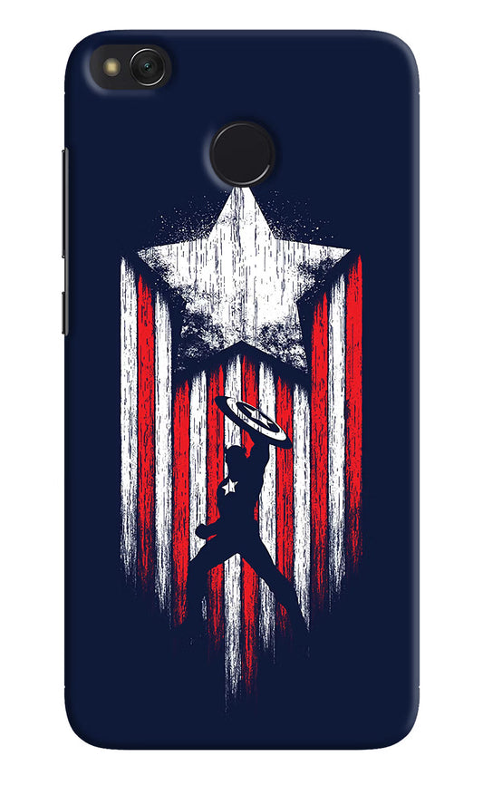 Captain America Marvel Art Redmi 4 Hard Case Back Cover by Casekaro