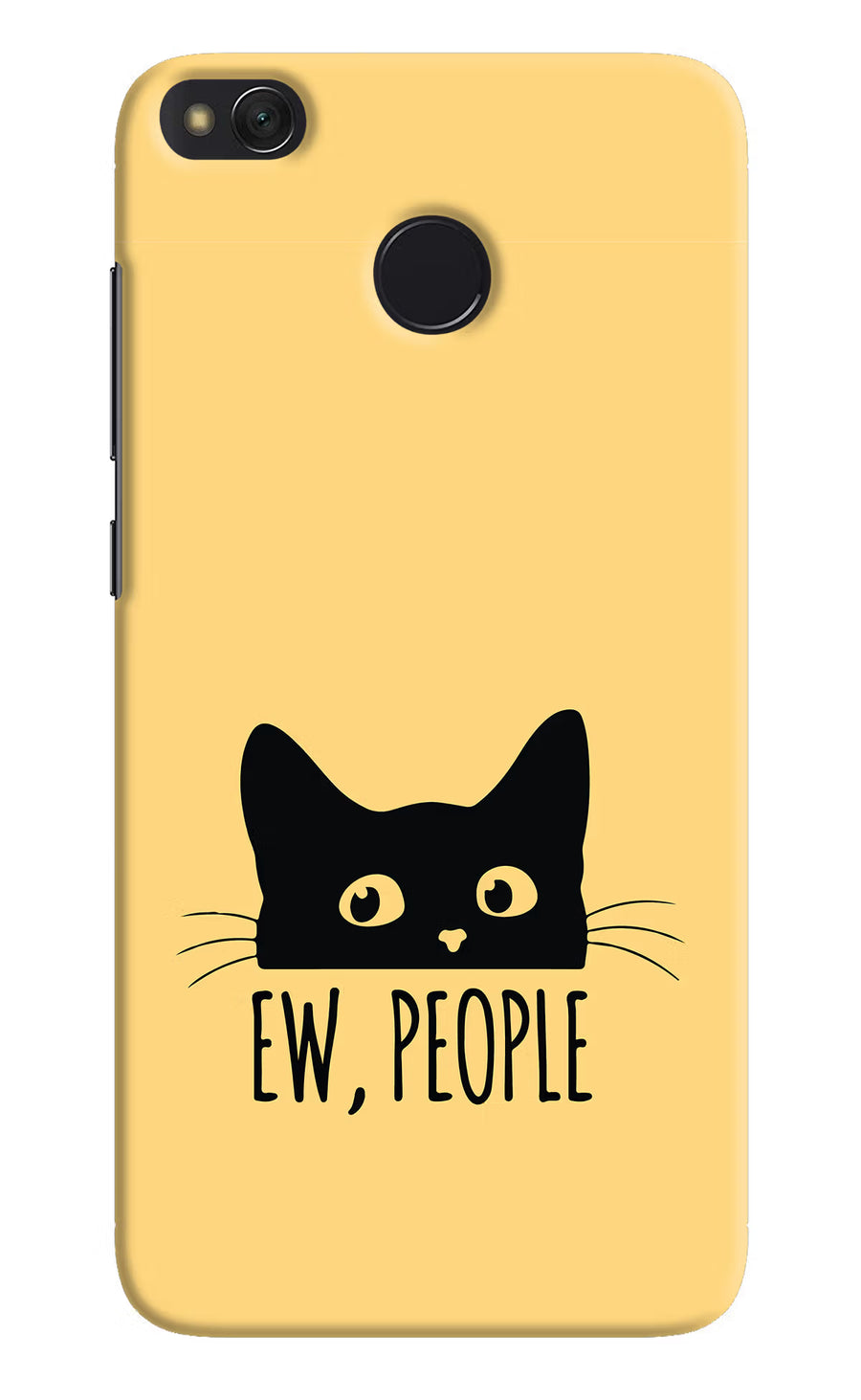 Ew People Catitude Redmi 4 Back Cover, Hard case