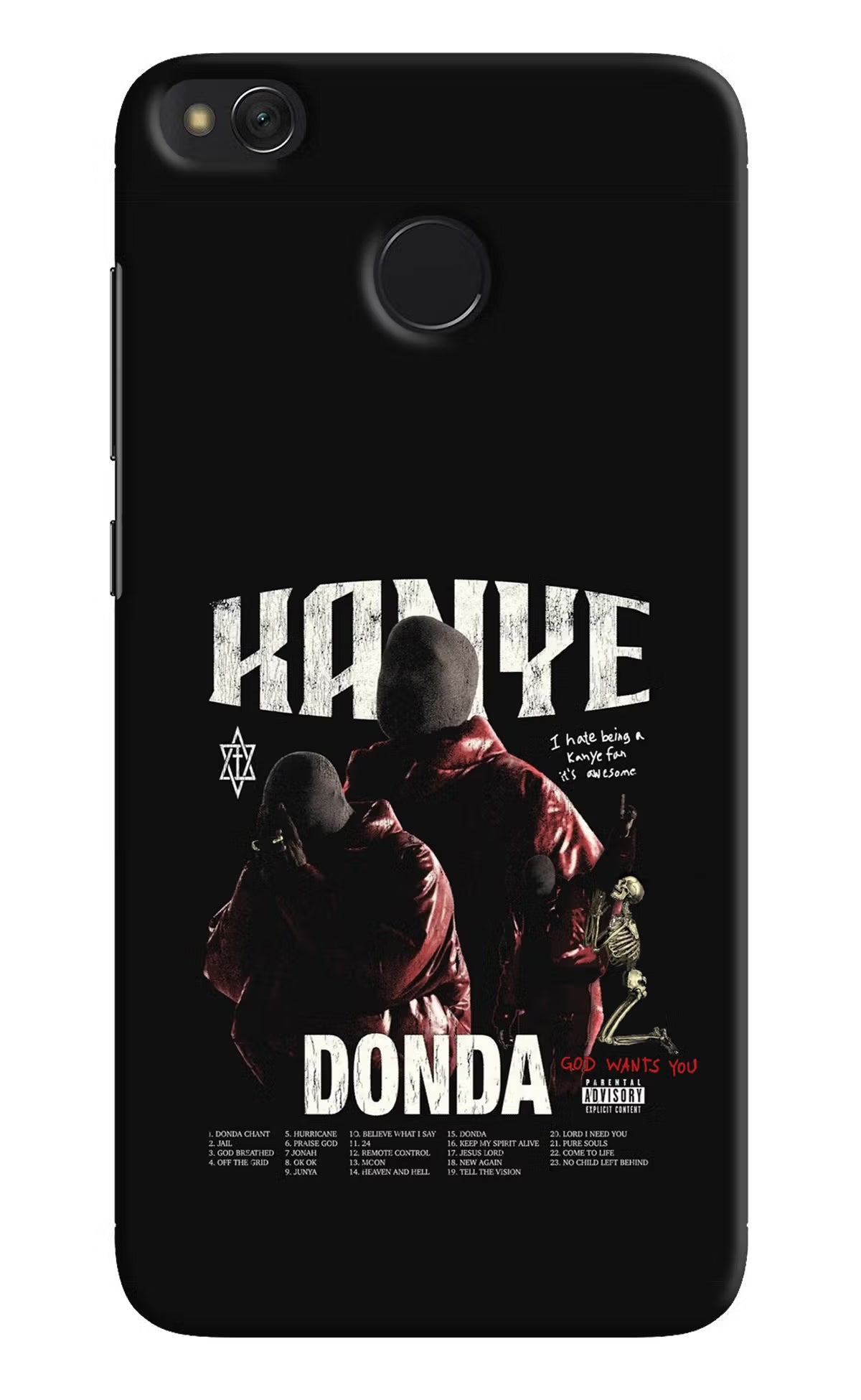 Donda Kanye West Redmi 4 Hard Case Back Cover by Casekaro