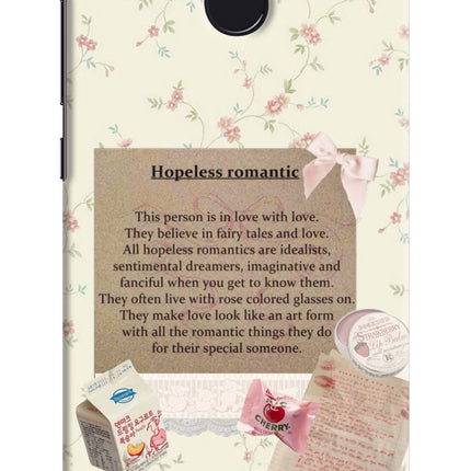Hopeless Romantic Redmi 4 Hard Case Back Cover by Casekaro