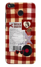 Queen of Disaster Redmi 4 Hard Case Back Cover by Casekaro
