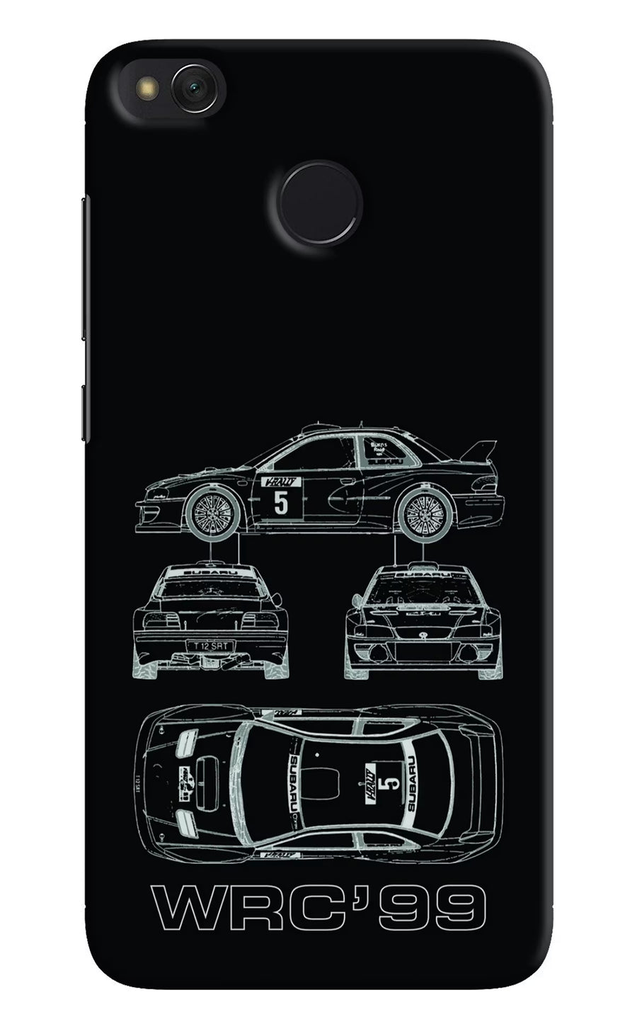 WRC'99 Redmi 4 Back Cover, Hard case
