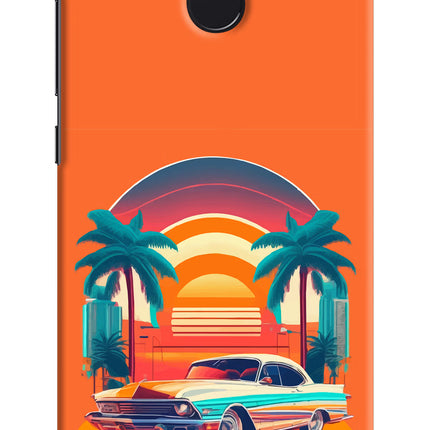 Palm Drive 80s Redmi 4 Hard Case Back Cover by Casekaro