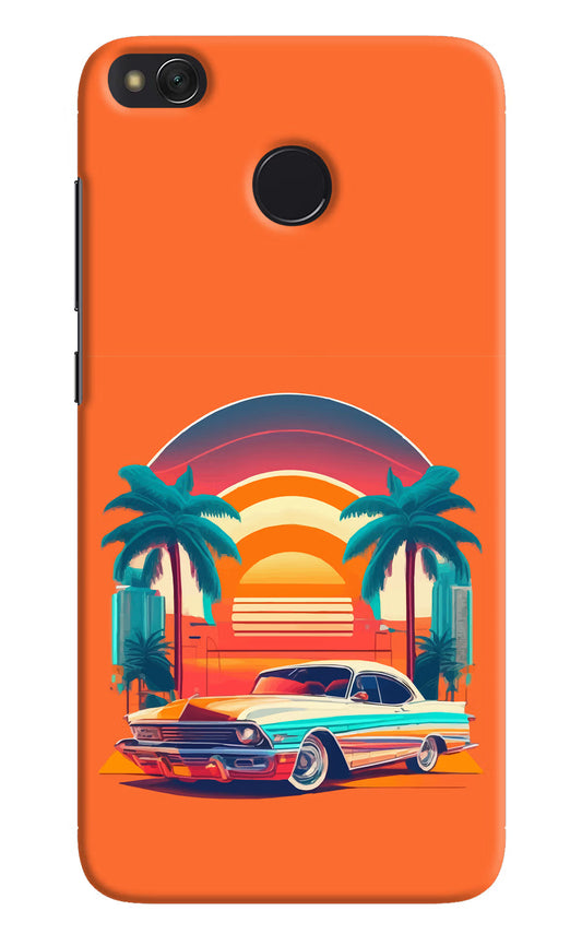 Palm Drive 80s Redmi 4 Hard Case Back Cover by Casekaro