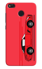 Red Velocity Redmi 4 Hard Case Back Cover by Casekaro