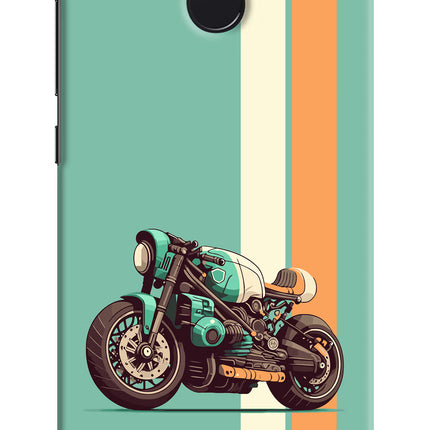 Striped Moto Drift Redmi 4 Hard Case Back Cover by Casekaro