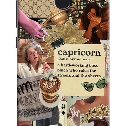 Capricorn Zodiac Redmi 4 Hard Case Back Cover by Casekaro